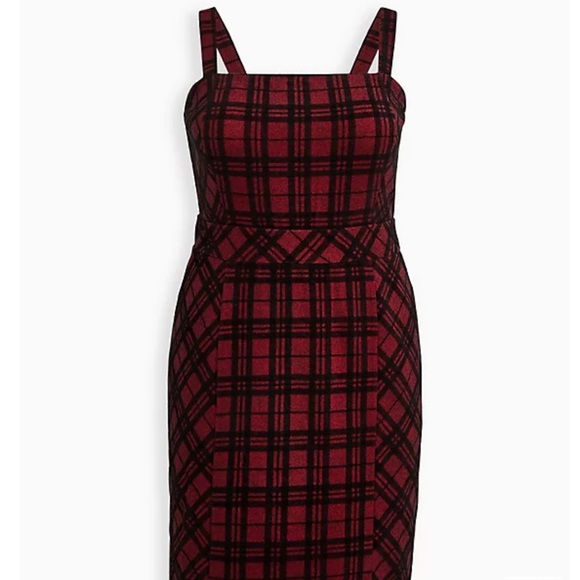 Double Knit Pinafore Plaid - Picture 3 of 7